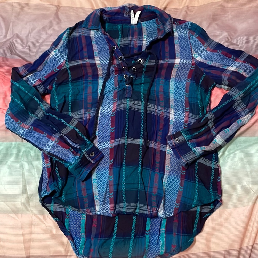 Plaid long sleeve